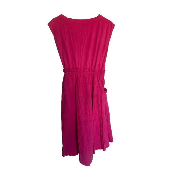 Daily Practice by Anthropologie Everyday Tee Dress XS Raspberry Rose/Hot Pink - Picture 9 of 11
